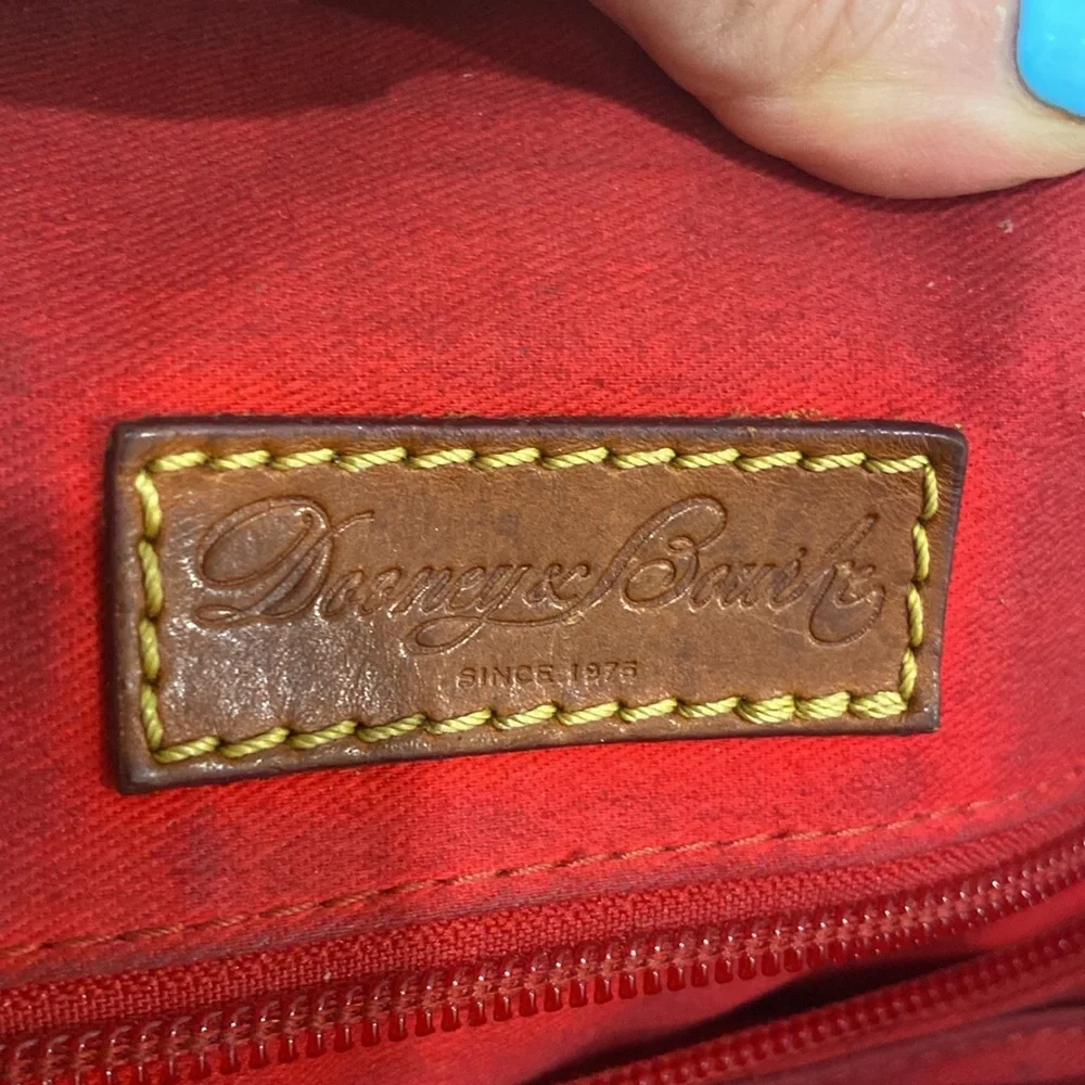 Dooney & Bourke Eva Cork Satchel Shoulder/ Handbag Bag in Navy - Picture 16 of 17